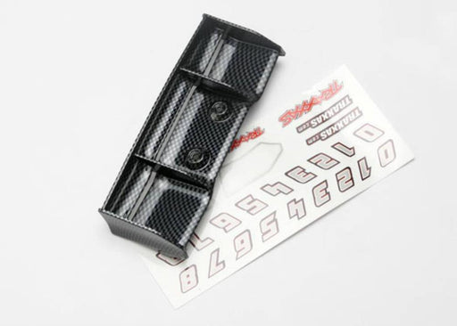 Traxxas 7122G - Wing 1/16 E-Revo (Exo-Carbon Finish)/ Decal Sheet - Hobby City NZ