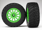 Traxxas Green BFGoodrich Rally Gravel Pattern Assembled RC Wheel & Tyre Set