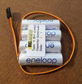 Eneloop 4-Cell Flat 4.8V 2000mAh AA/R6 NiMH Pack - JR/Servo