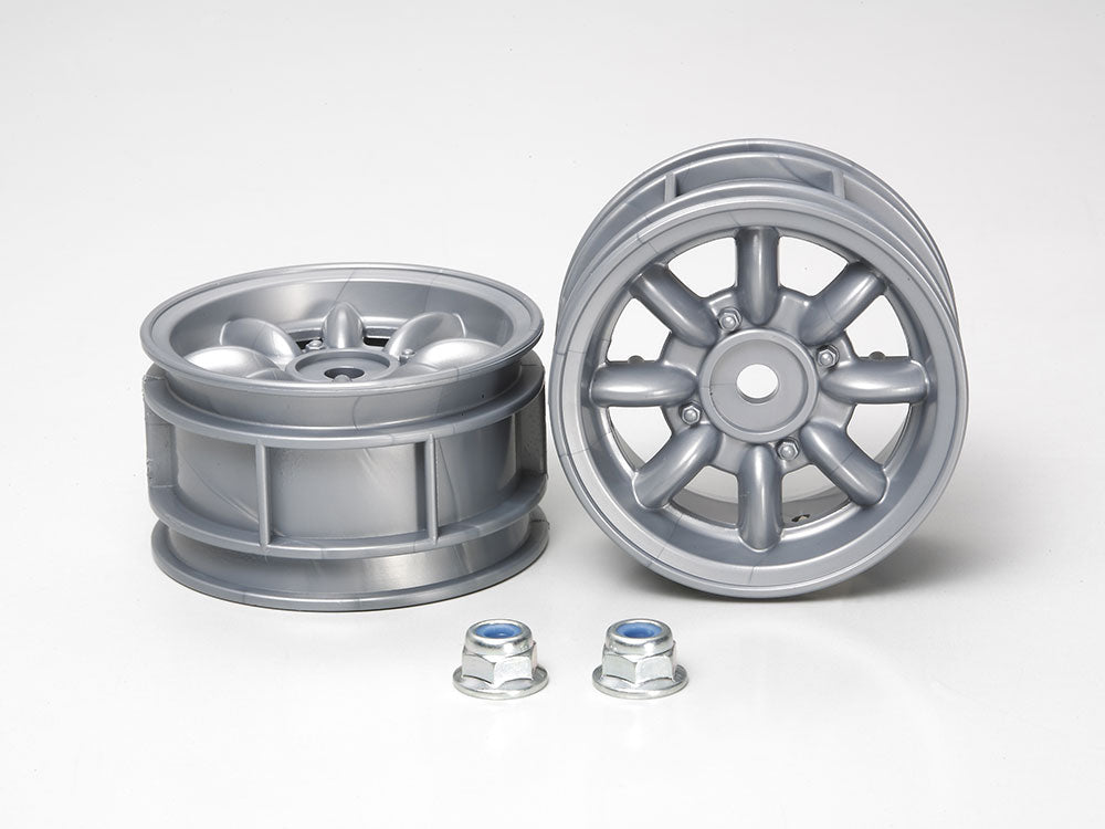 Tamiya 50569 1/350 M-Chassis 8 Spoke Wheel Sil 2 (8872634581229)
