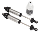 Traxxas GTR 134mm Silver Aluminium Front Shocks Fully Assembled RC Shock Absorber (2)
