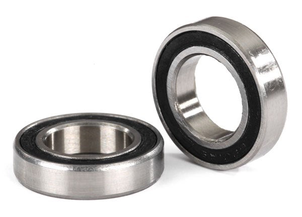 Traxxas Ball Black Rubber Sealed 12x21x5 RC Bearing