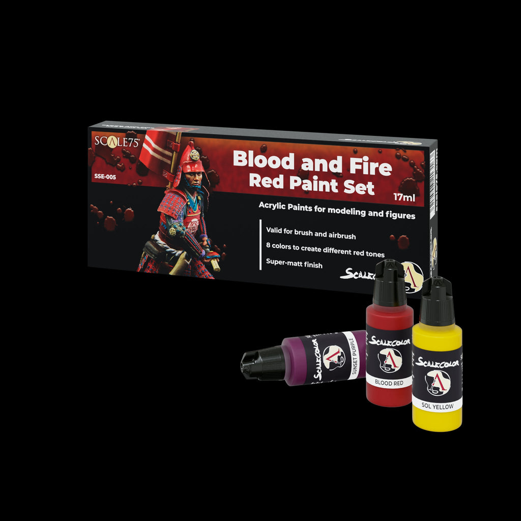 Scale 75 Scalecolor Blood and Fire Paint Set
