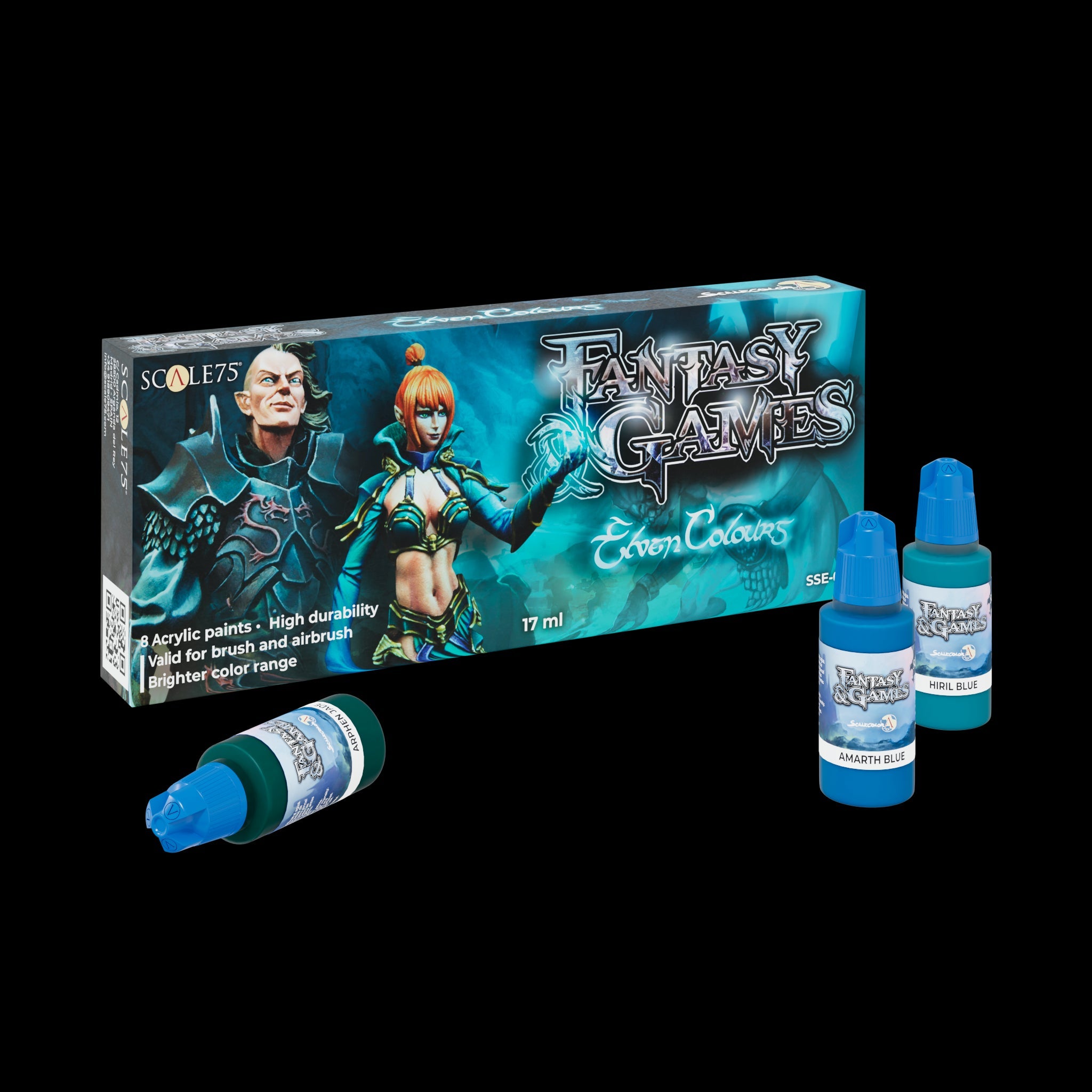 Scale 75 SSE-017 Fantasy Colours Elven Colours  Paint Set (9210254852333)