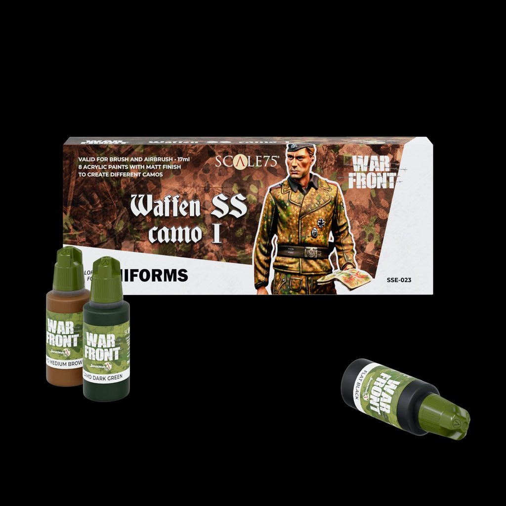 Scale 75 Warfront Waffen Ss Camo I Paint Set