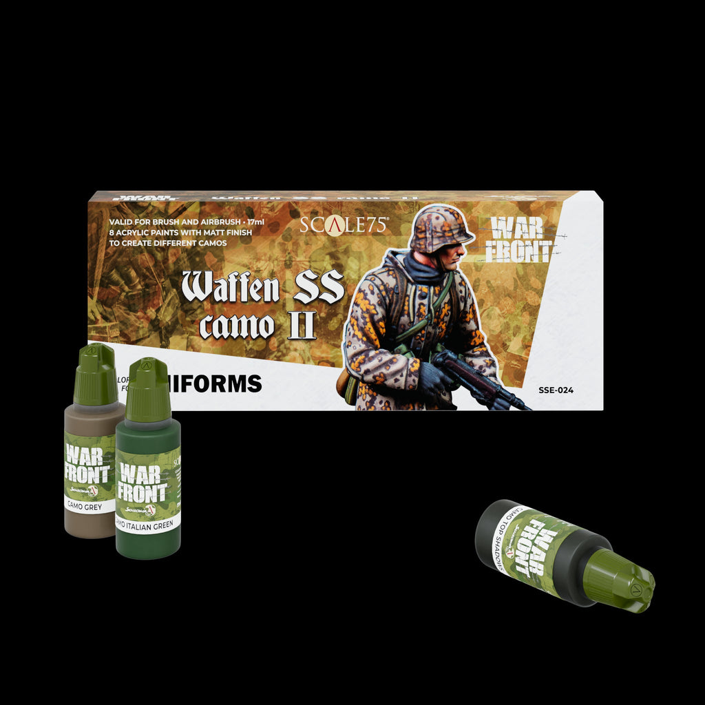 Scale 75 Warfront Waffen Ss Camo Ii Paint Set