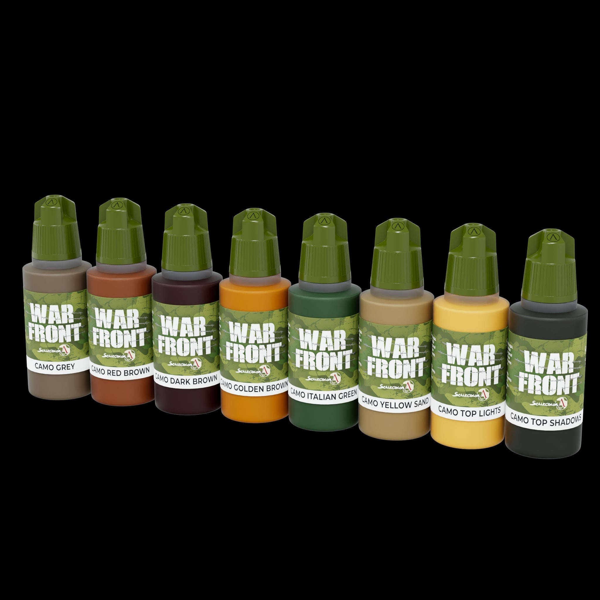 Scale 75 Warfront Waffen Ss Camo Ii Paint Set (2)