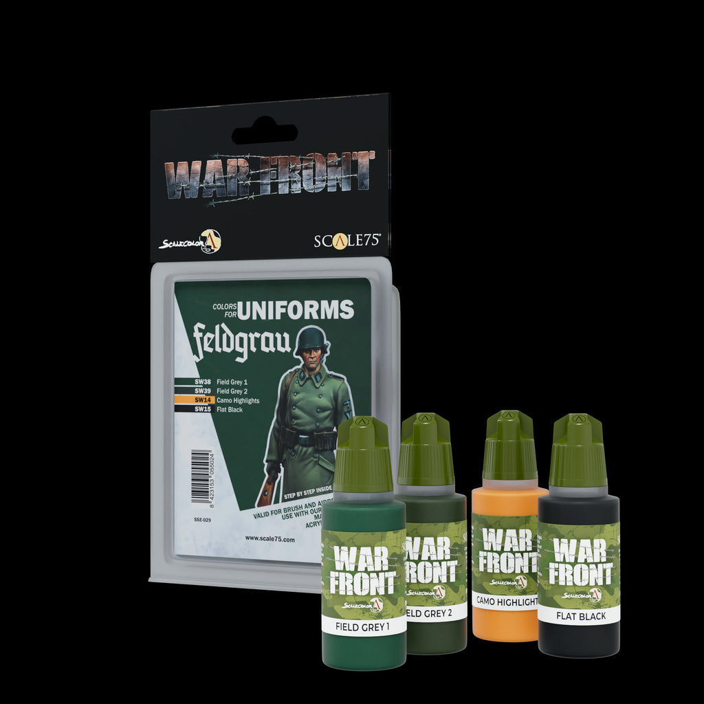 Scale 75 Warfront Feldgrau Paint Set