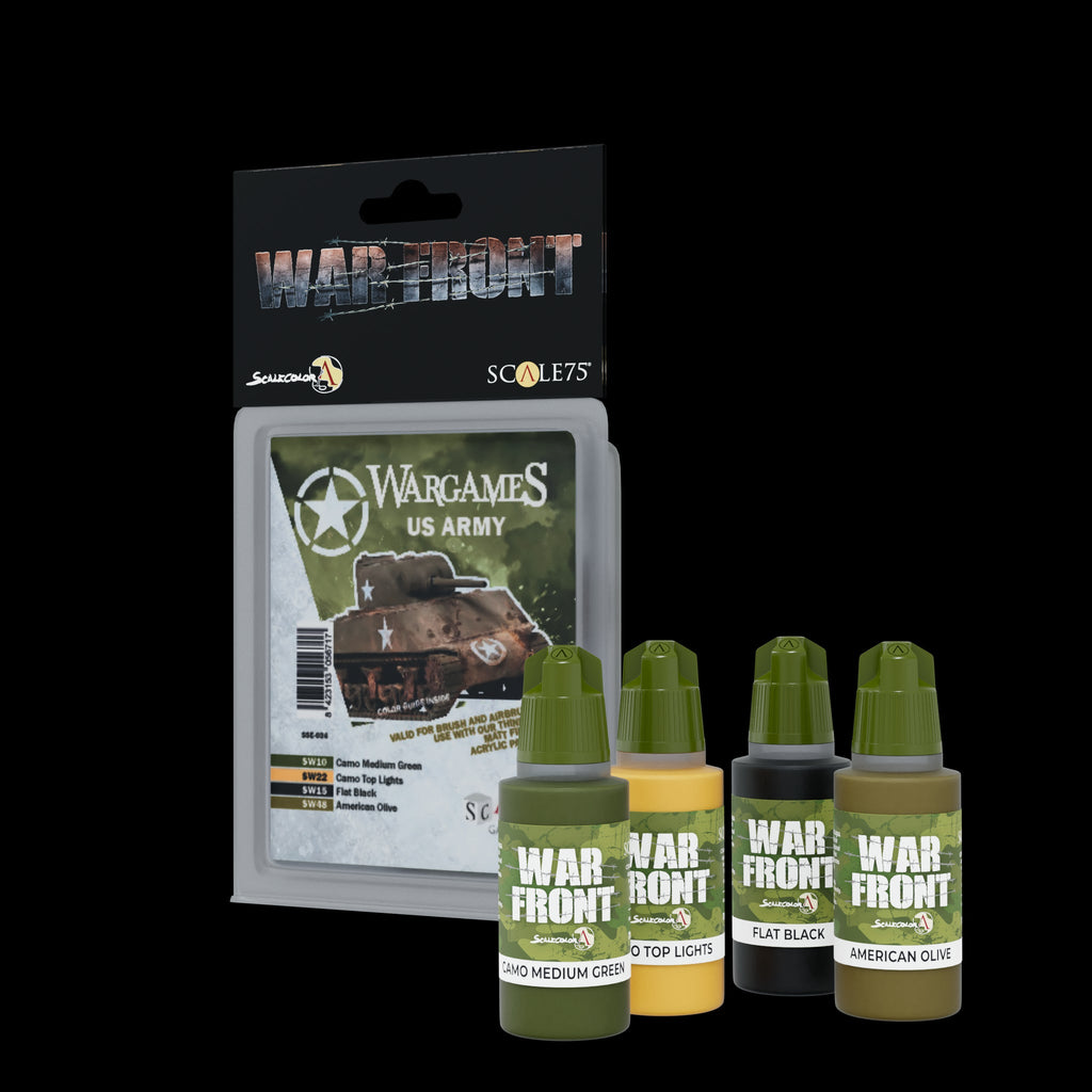Scale 75 Warfront Us Army Paint Set