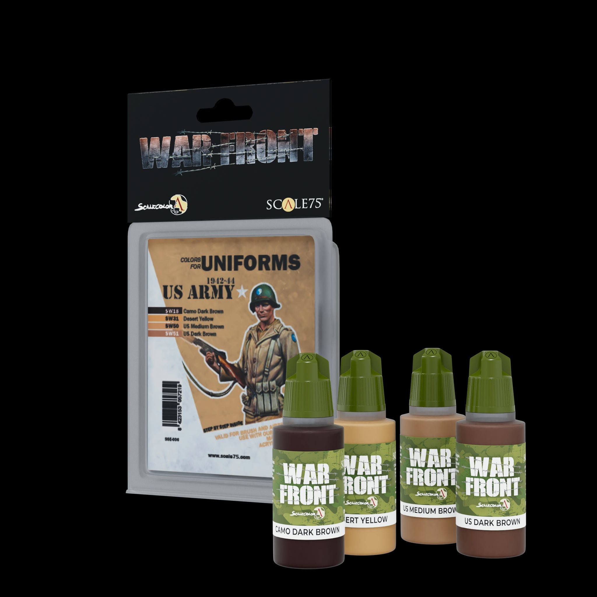 Scale 75 Warfront Us Army 1942-1944 Paint Set