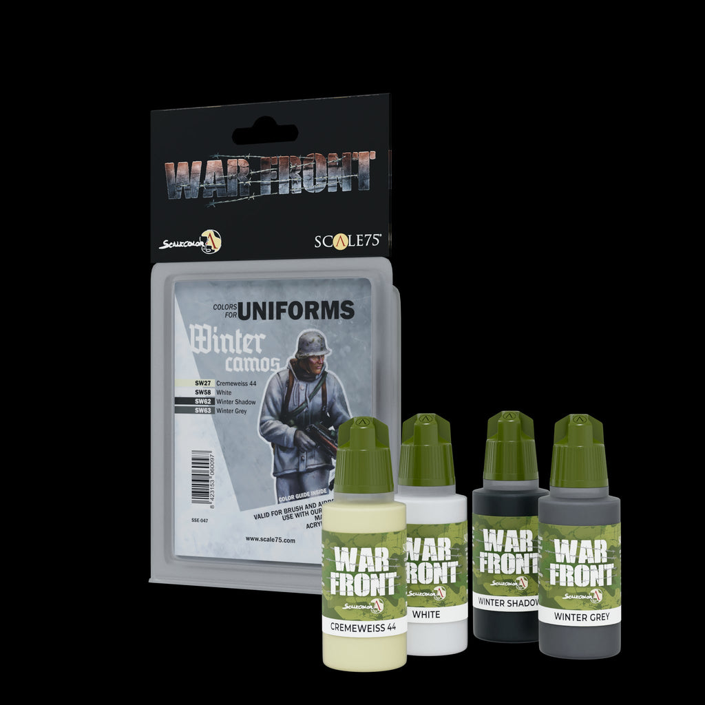 Scale 75 Warfront Winter Camos Paint Set