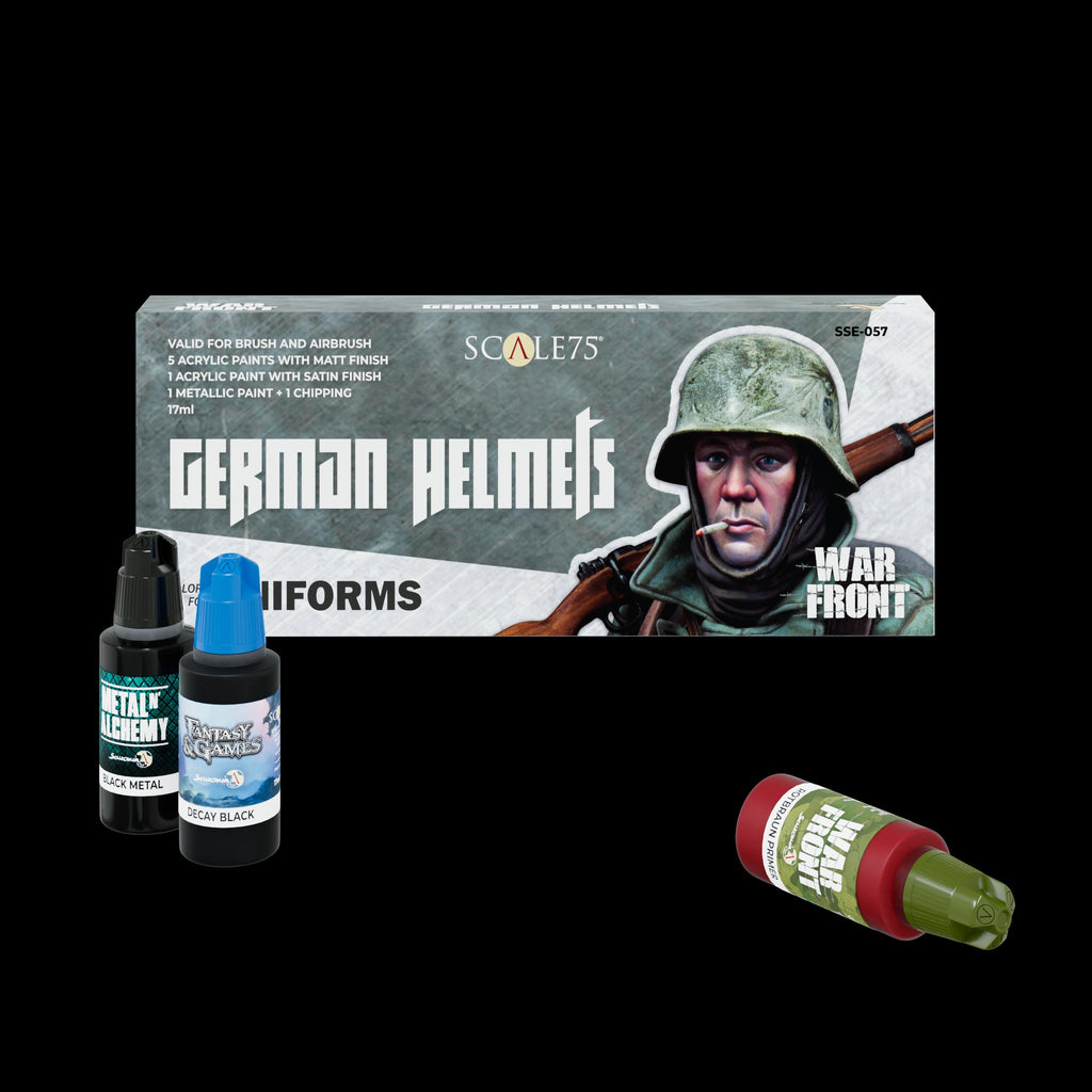 Scale 75 Warfront German Helmets Paint Set