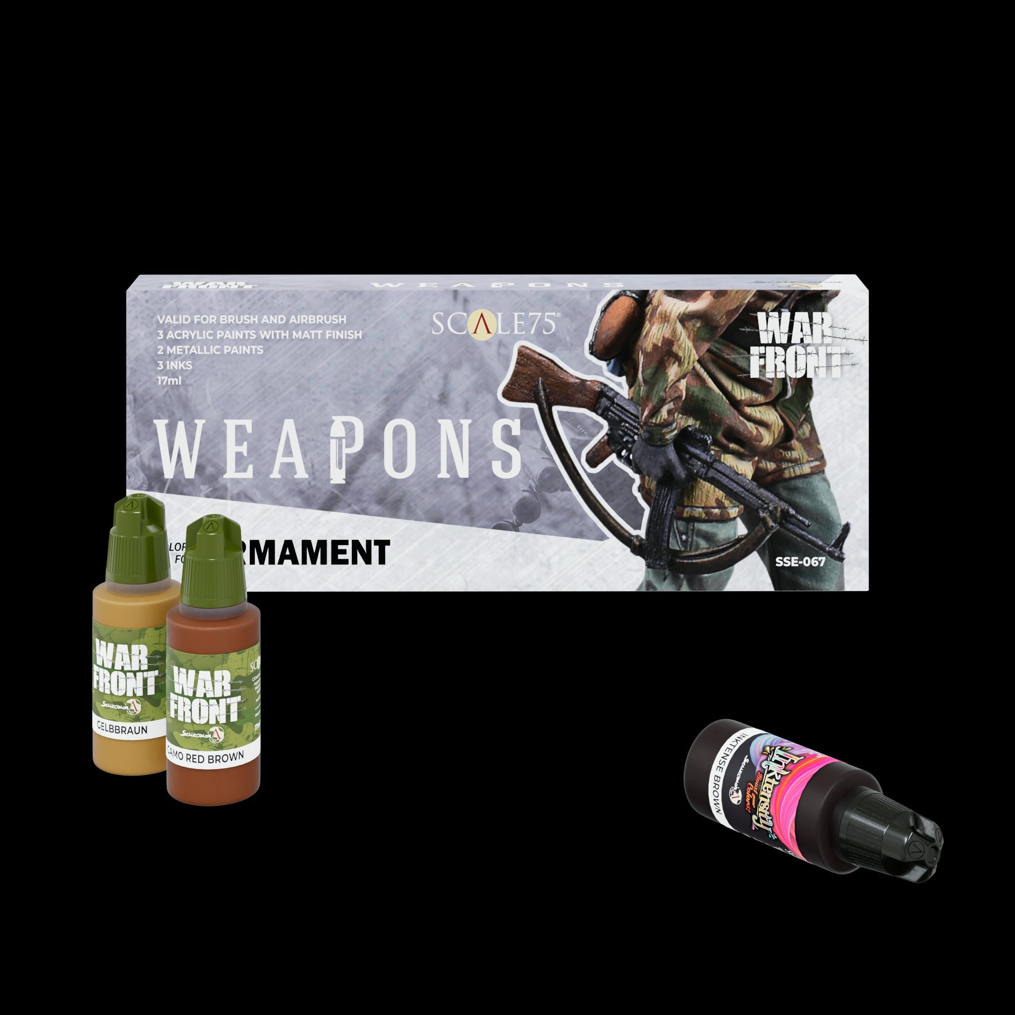 Scale 75 Warfront Weapons Paint Set