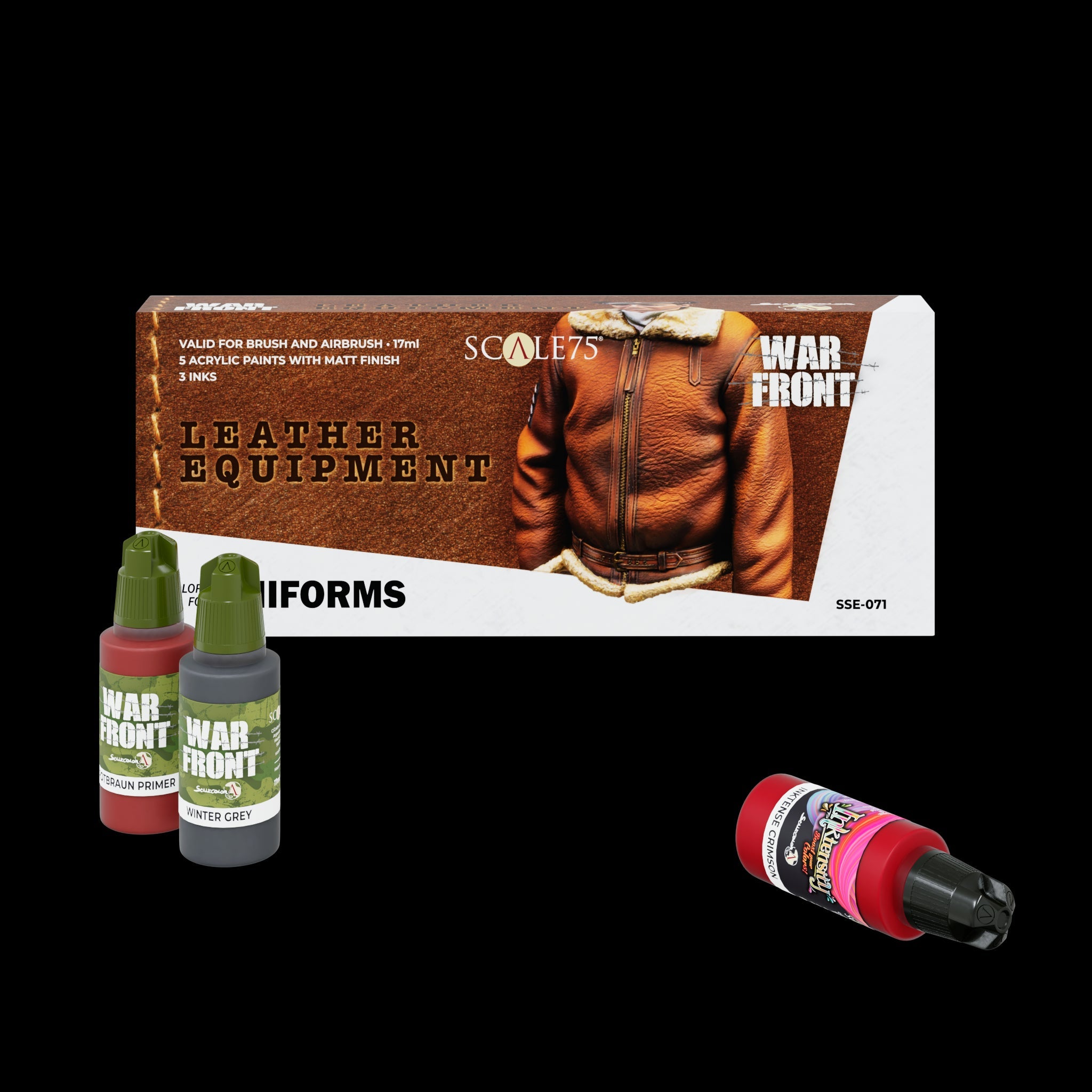 Scale 75 Warfront Leather Equipment Paint Set