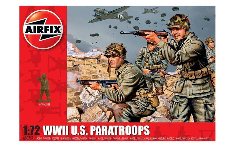 Airfix 00751 1/76  WWII U.S. Paratroops