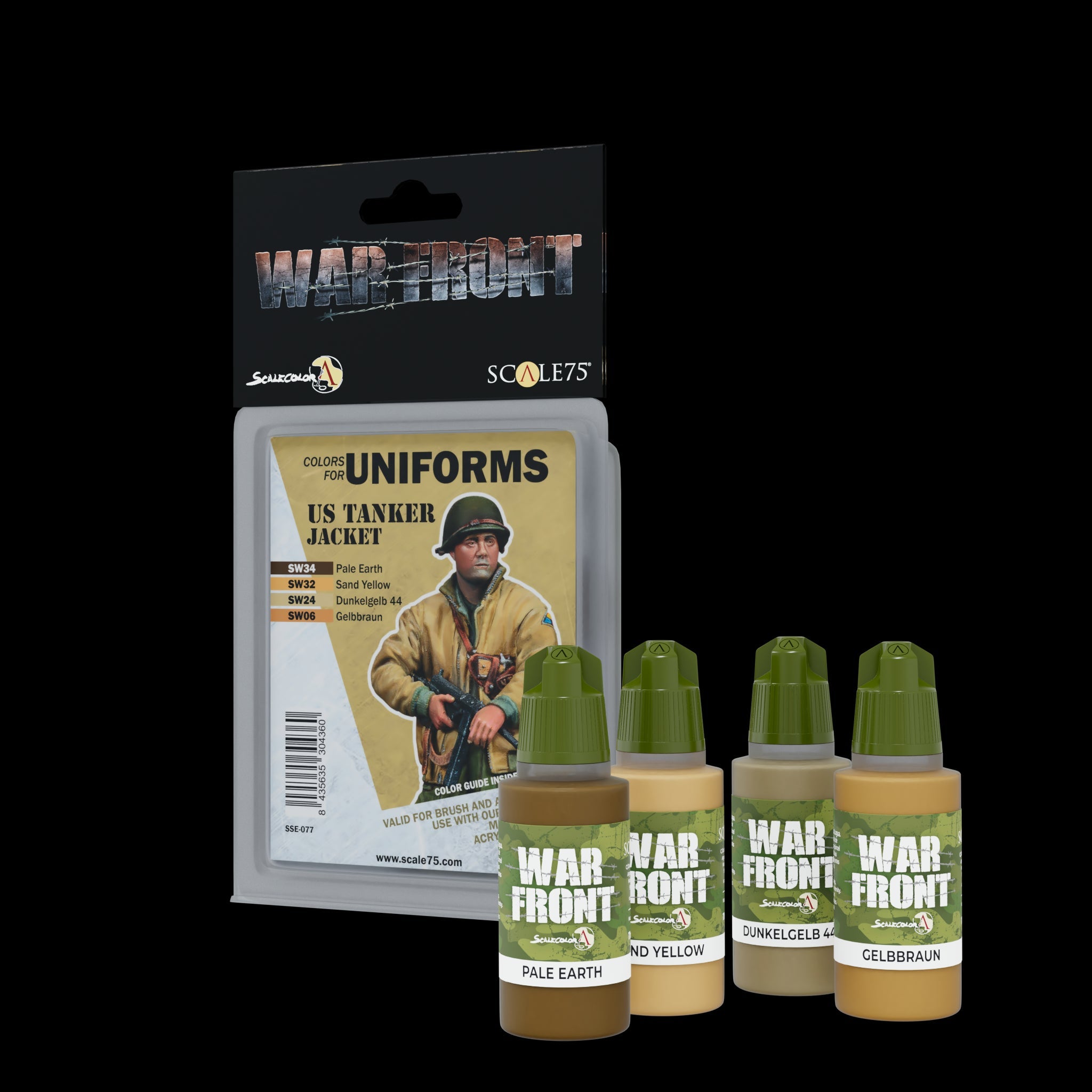 Scale 75 SSE-077 Warfront Us Tanker Jacket Paint Set (9210259308781)