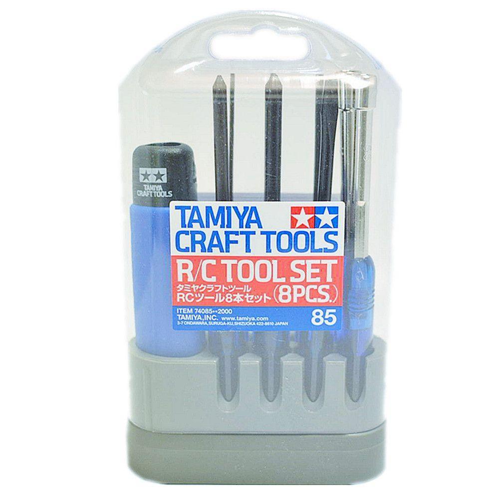 Tamiya 74085 RC Tool Set (8pcs) (7927526031597)