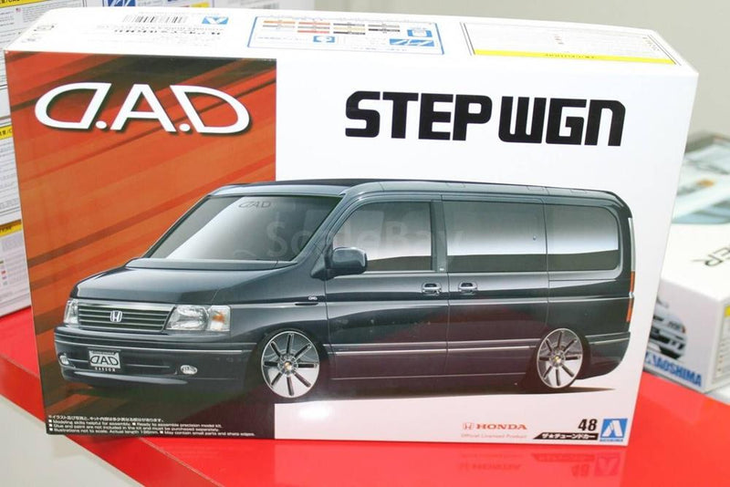 xAoshima 05526 1/24 D.A.D RF3 STEP WGN '01(Honda) - Hobby City NZ (1388462047281)