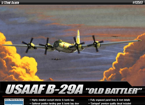 Academy 12517 1/72 USAAF B-29A "OLD BATTLER" (8294588088557)