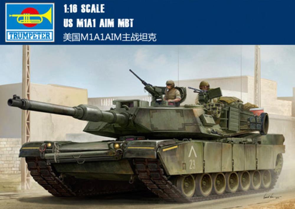 Trumpeter 00926 1/16 US M1A1 AIM MBT *Aus Decal* (9120447103213)
