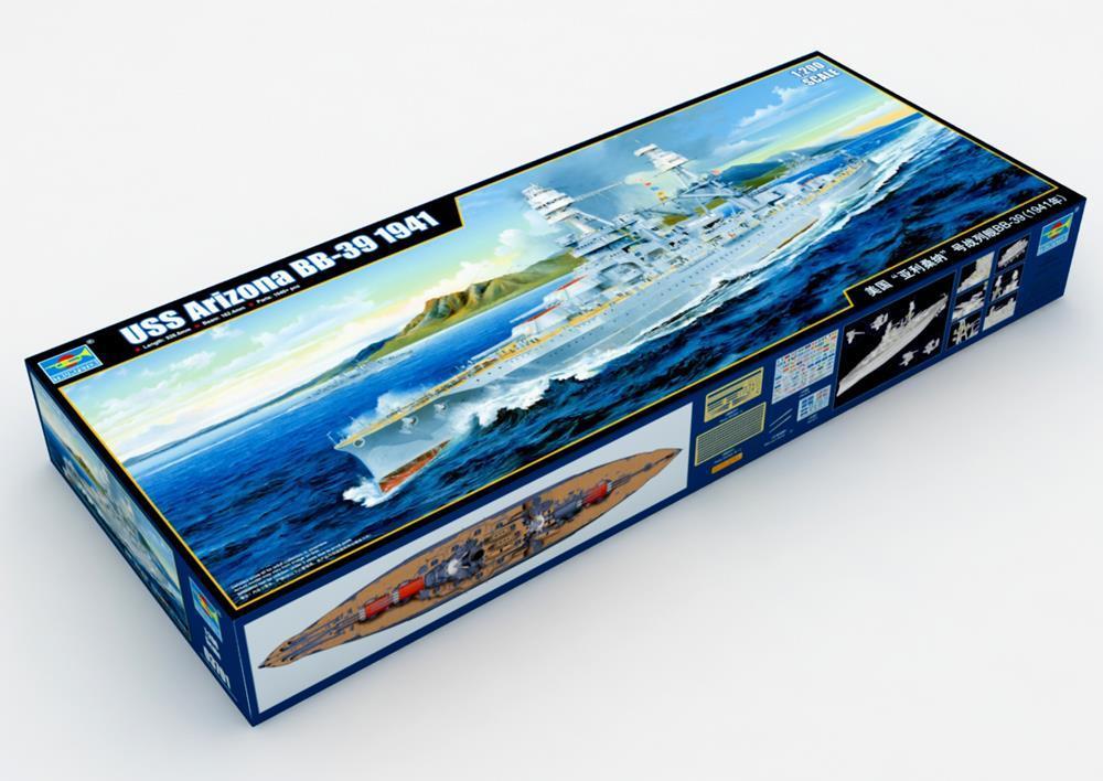 Trumpeter 1/200 USS ARIZONA BB-39 1941