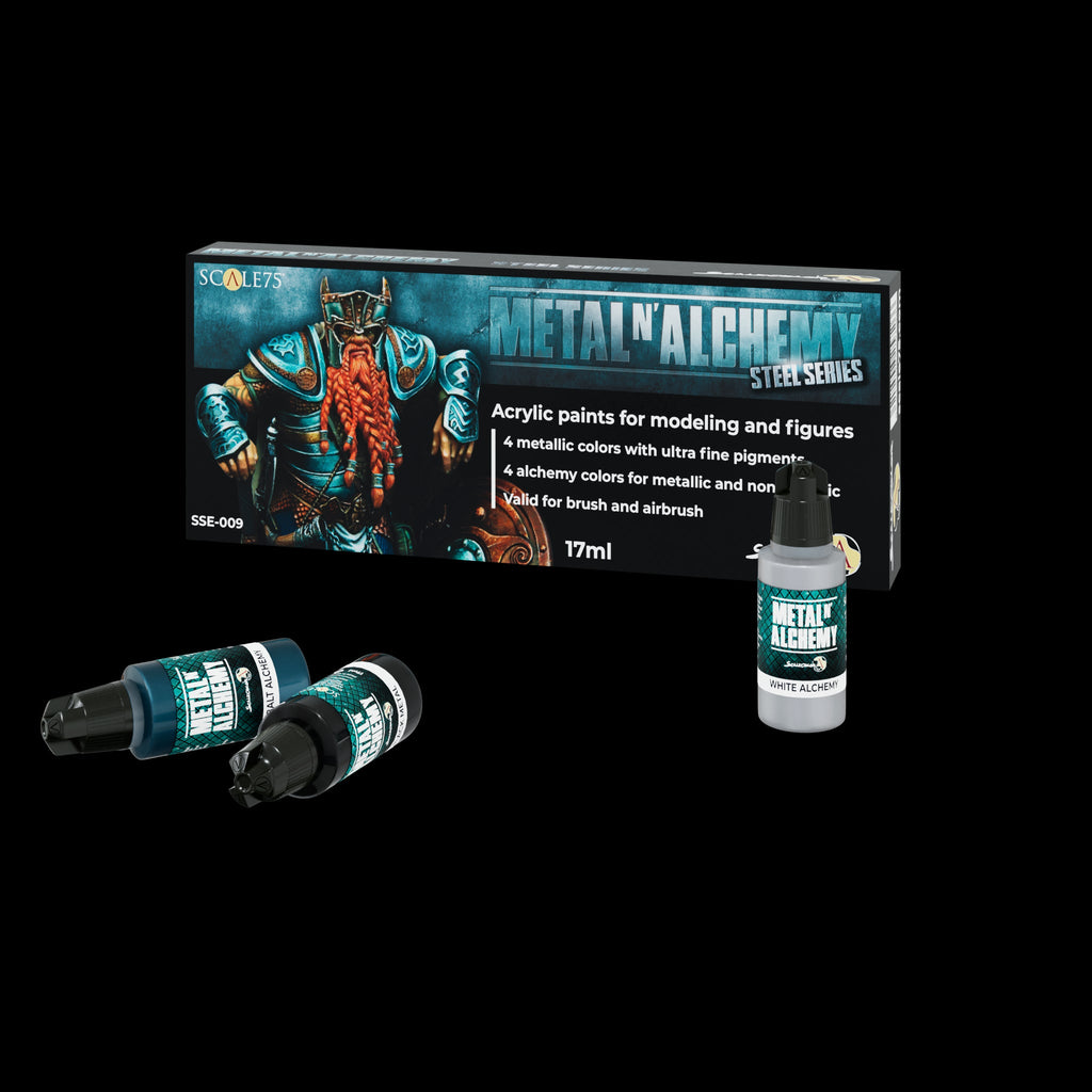 Scale 75 Scalecolor Metal n Alchemy Steel Paint Set