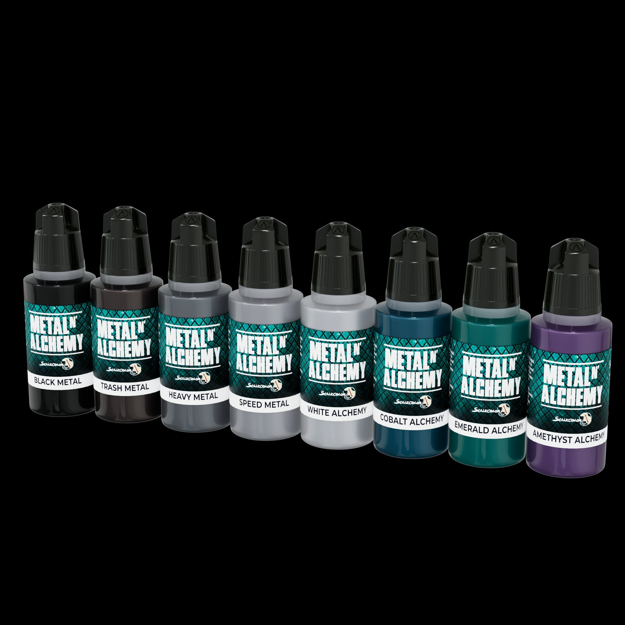 Scale 75 Scalecolor Metal n Alchemy Steel Paint Set (2)