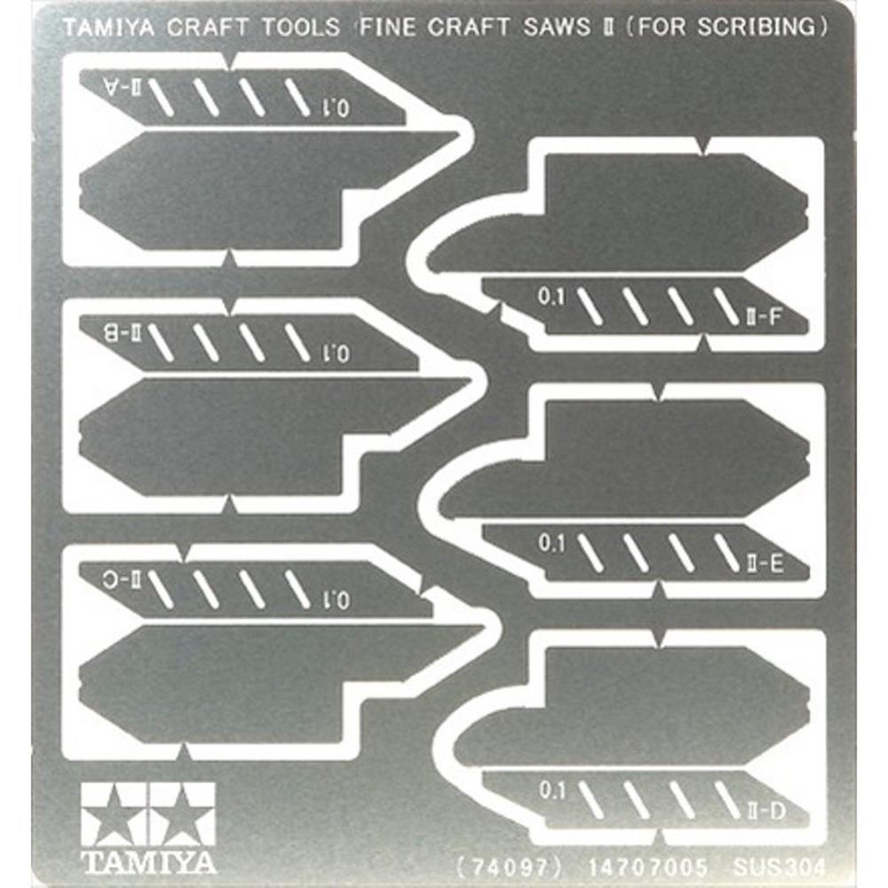 Tamiya 74097 Fine Craft Saws II (Scribing) (7584410665197)