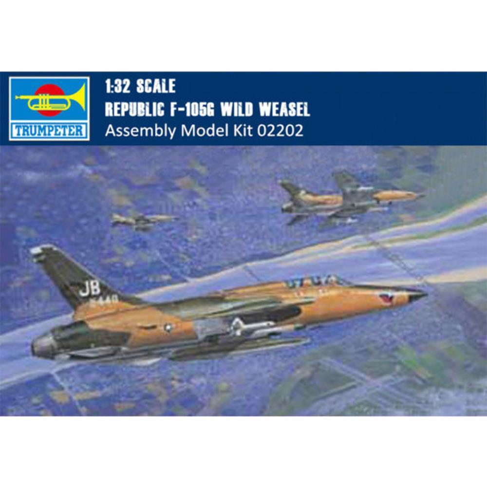 Trumpeter 02202 1/32 U. S. Republic F-105G Wild Weasel (8967462813933)