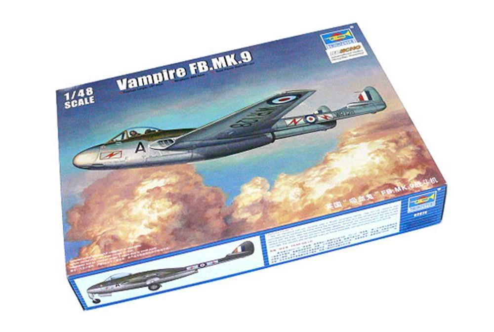 Trumpeter 02875 1/48 Vampire FB.MK.9 (8948586709229)