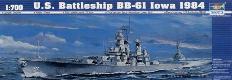 Trumpeter 05701 1/700 U.S. Battleship BB-61 Iowa 1985 (8967462879469)