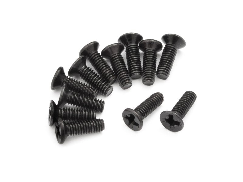 BlackZon C-Sunk Screws KM 2.5x8 RC Screw