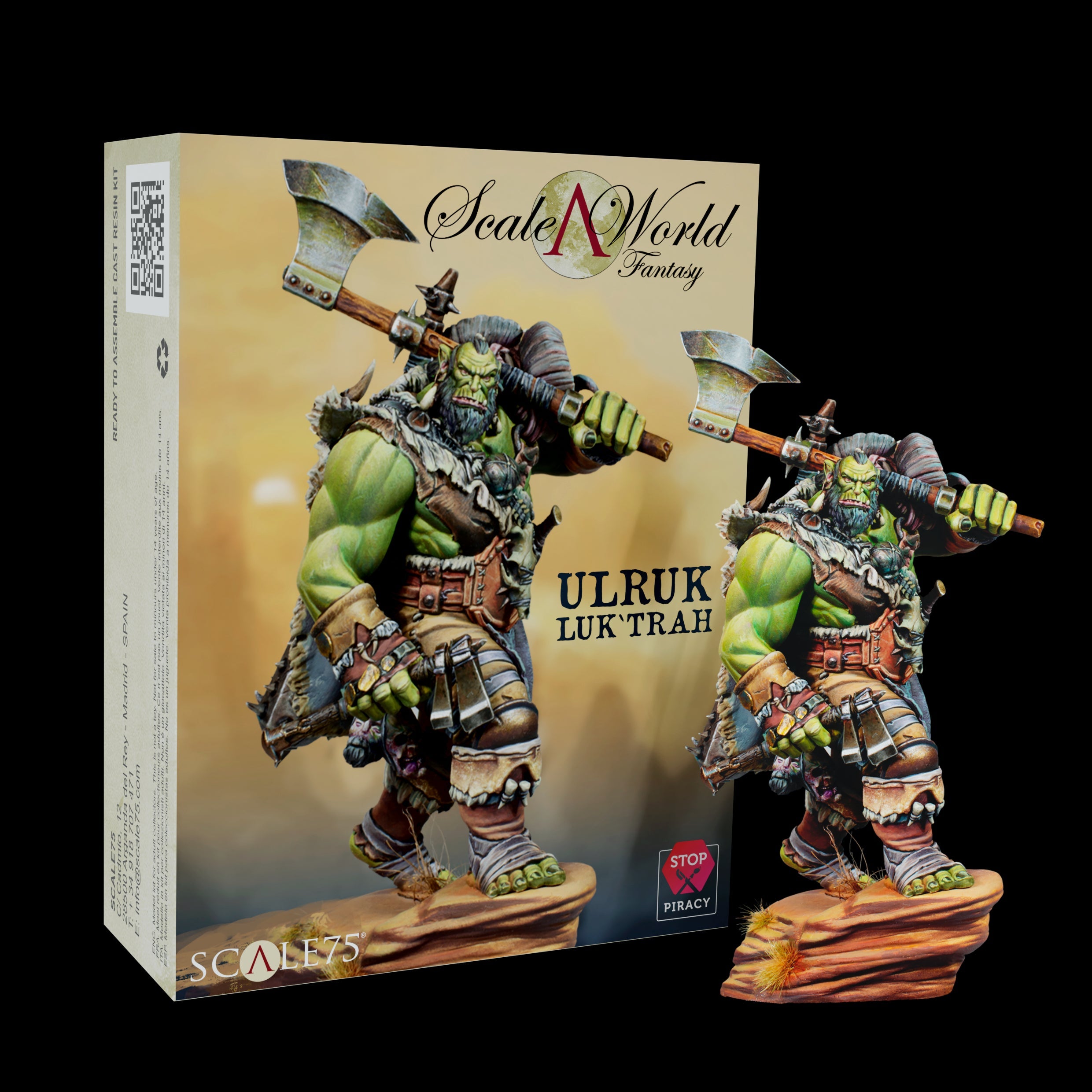 Scale 75 Figures Scale World Fantasy Ulruk Luk Trah 75mm