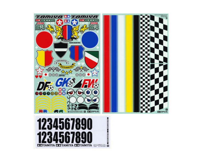 Tamiya 54513 CUSTOMIZING STICKER (TEAM) (8346774634733)