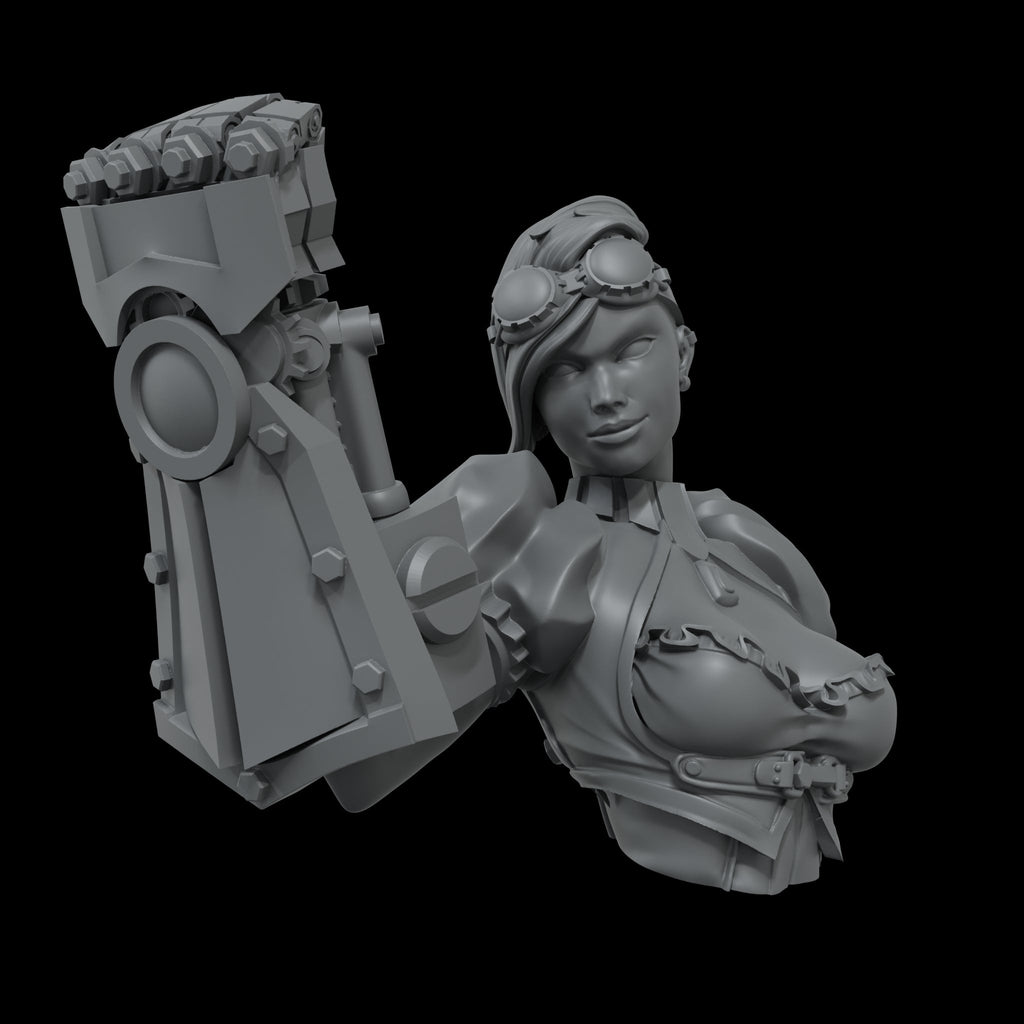 Scale 75 Busts Naughty Gears Nancy Steelpunch 1:12 (2)