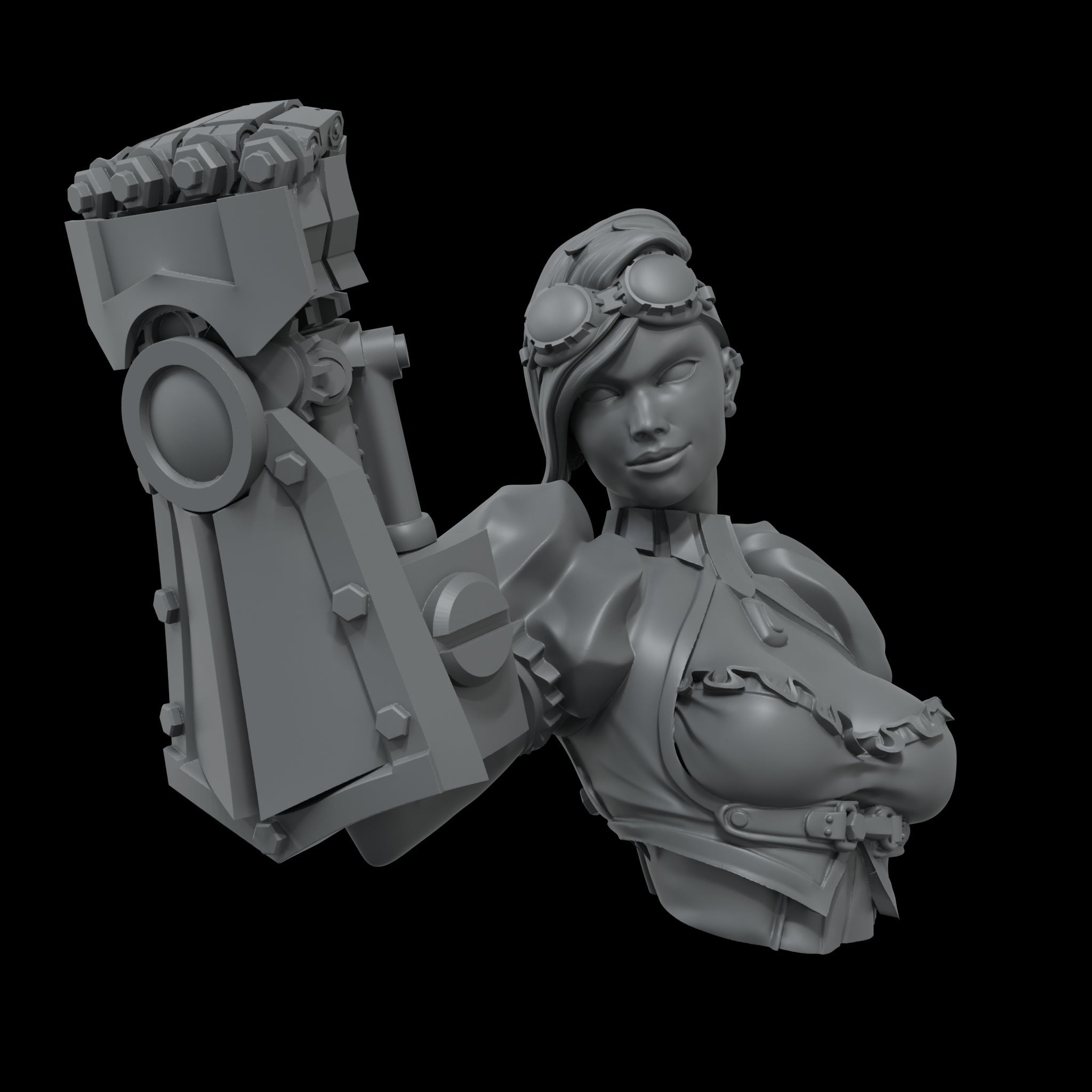Scale 75 Busts Naughty Gears Nancy Steelpunch 1:12 (2)