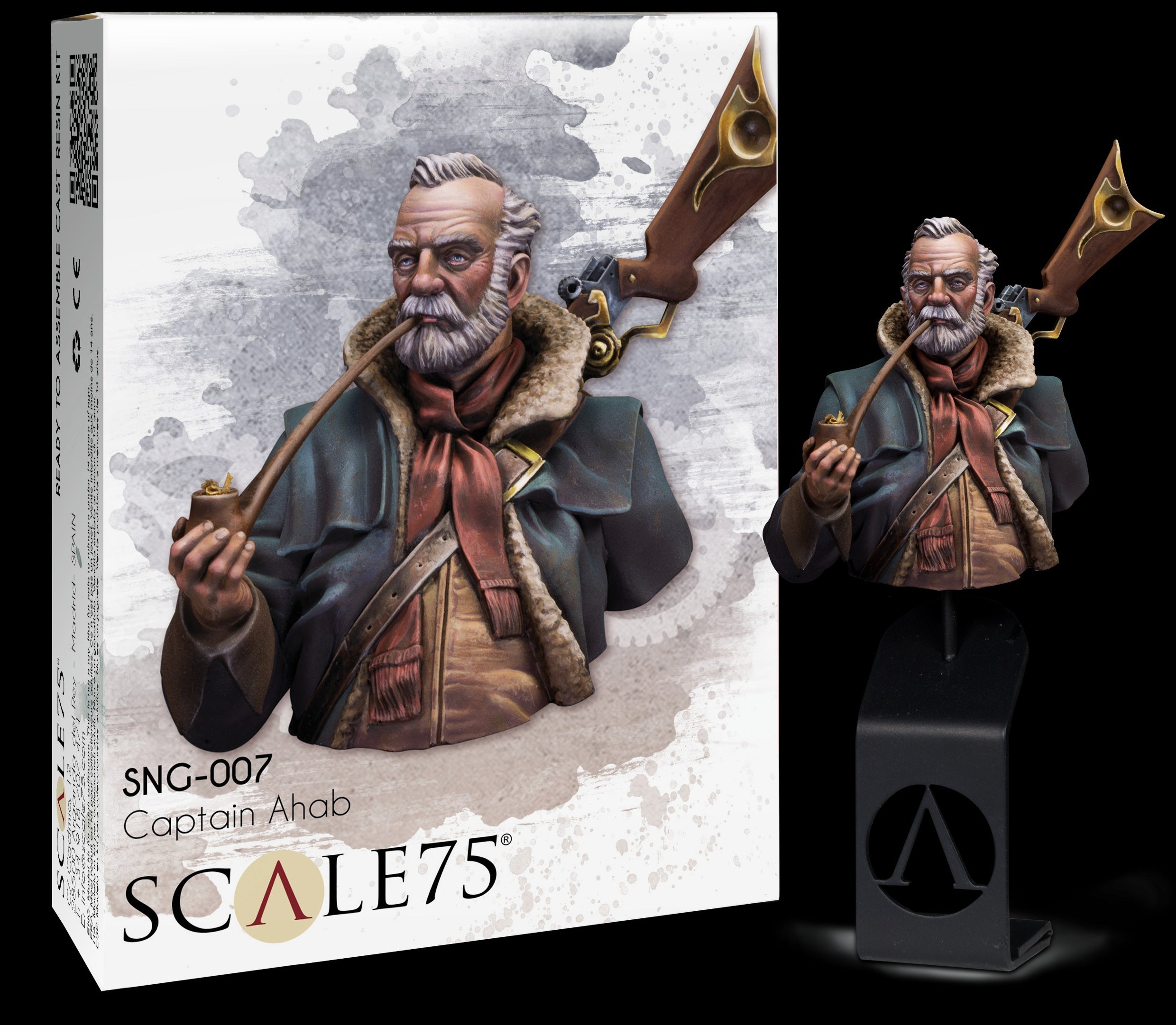 Scale 75 Busts Naughty Gears Captain Ahab 1:12