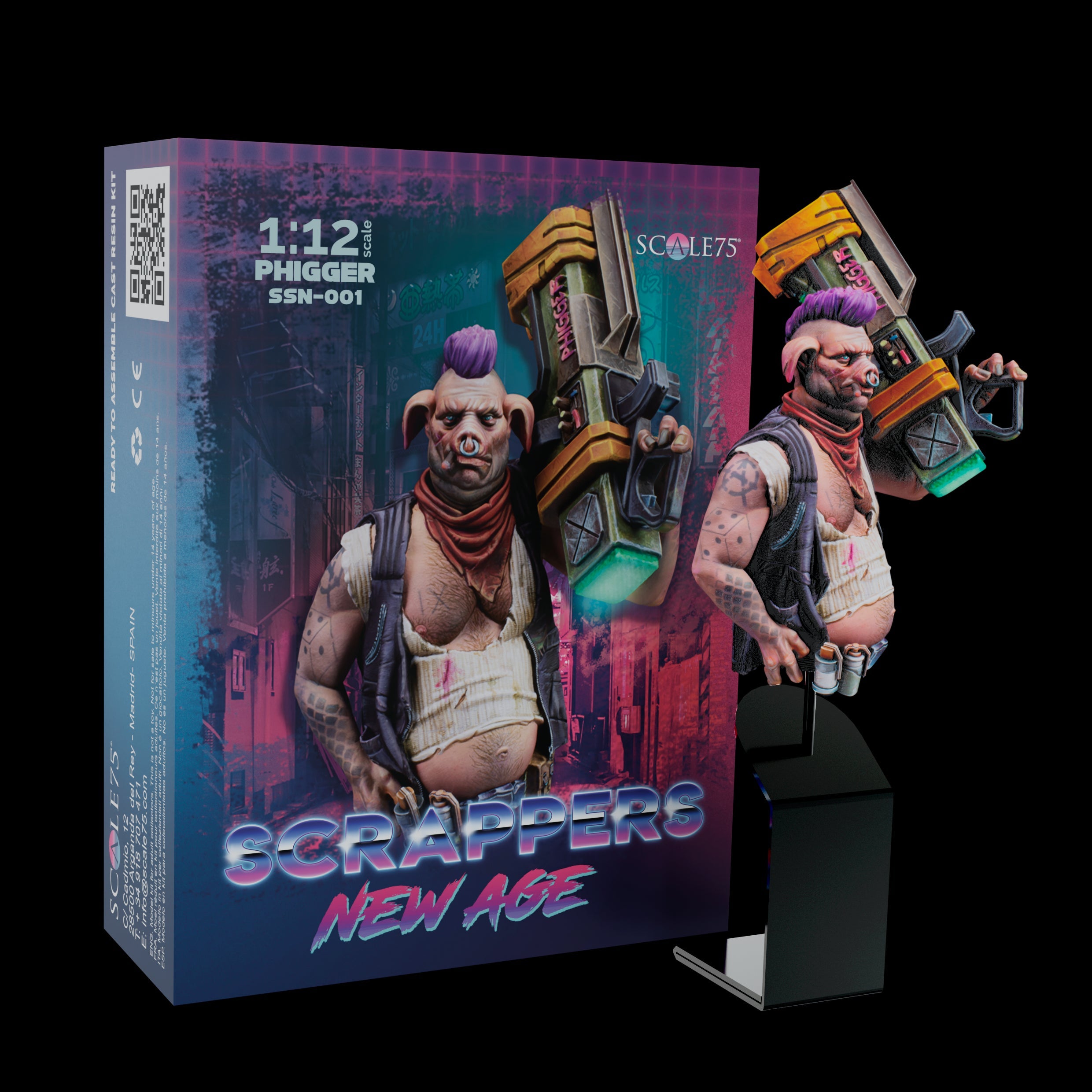 Scale 75 Busts New Age Scrappers Phigger 1:12