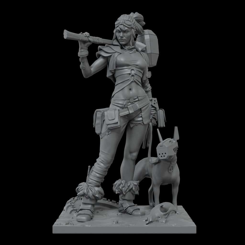 Scale 75 Busts New Age Scrappers Wrecking Maxine 75mm (2)