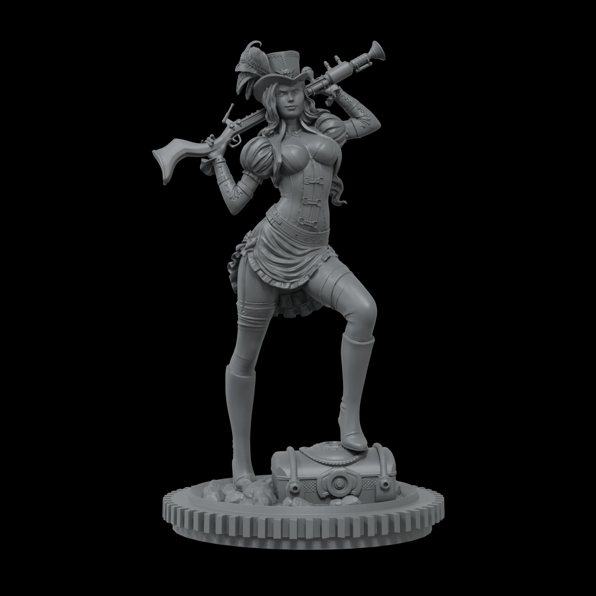 Scale 75 Figures Steampunk Wargames Carla Mc Carthy 35mm (3)