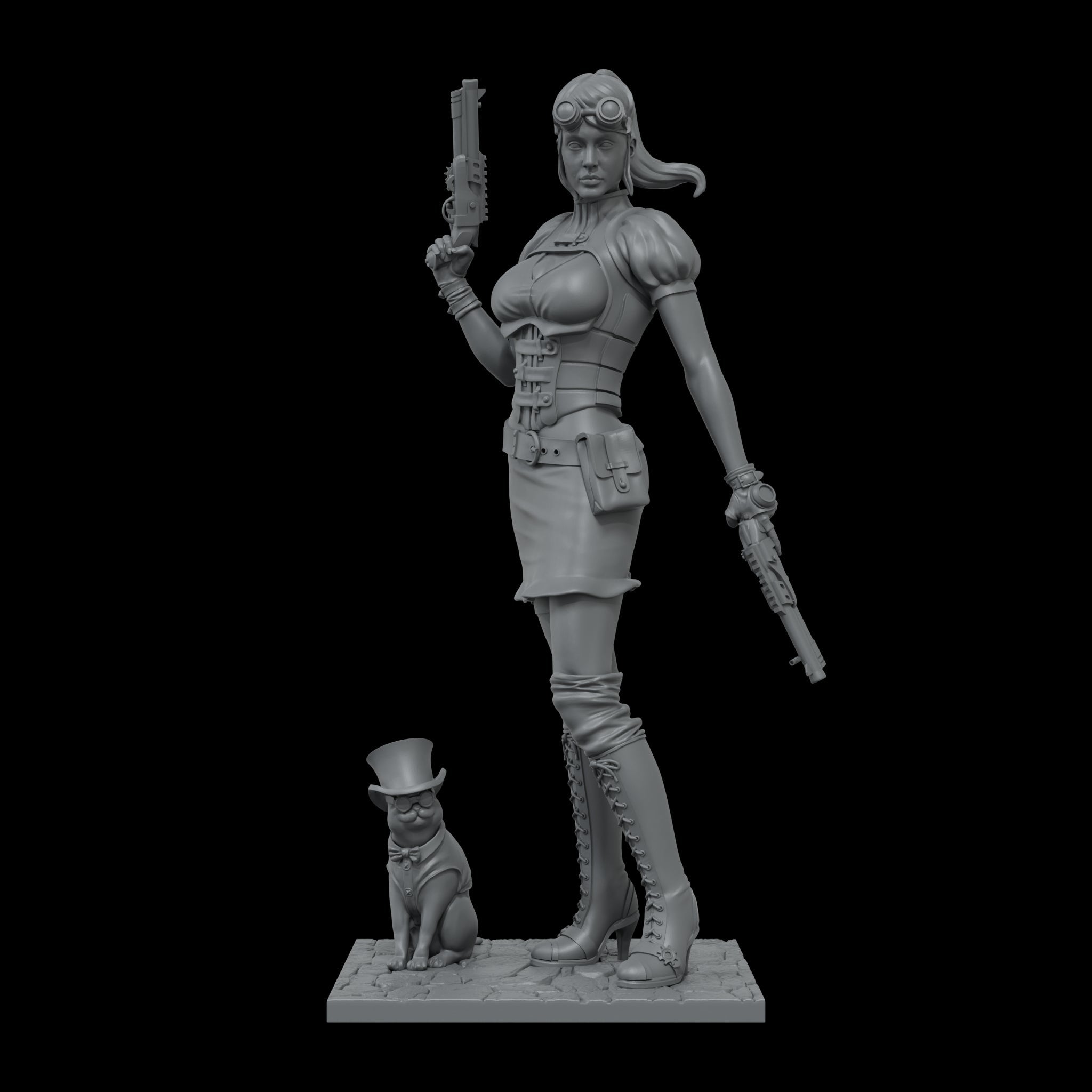 Scale 75 Figures Steampunk Wargames Brigitte Lafayette 35mm (2)