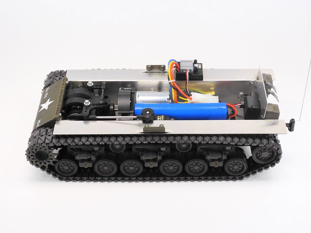 Tamiya M4 Sherman 105mm Howitzer Mechanical Steering RC Tank 1/16 Scale (3)