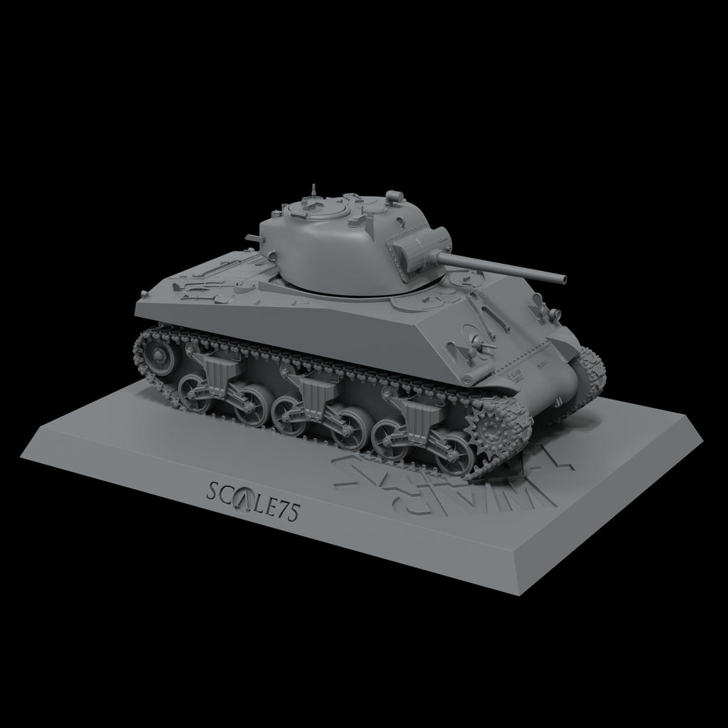 Scale 75 Figures War Tanks Sherman M4A3 1:100 (3)