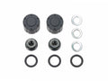 Tamiya 56557 Hub Nuts for Dual Wheels (Black 2pcs.) Truck Option Parts Series no.57 (8324789141741)