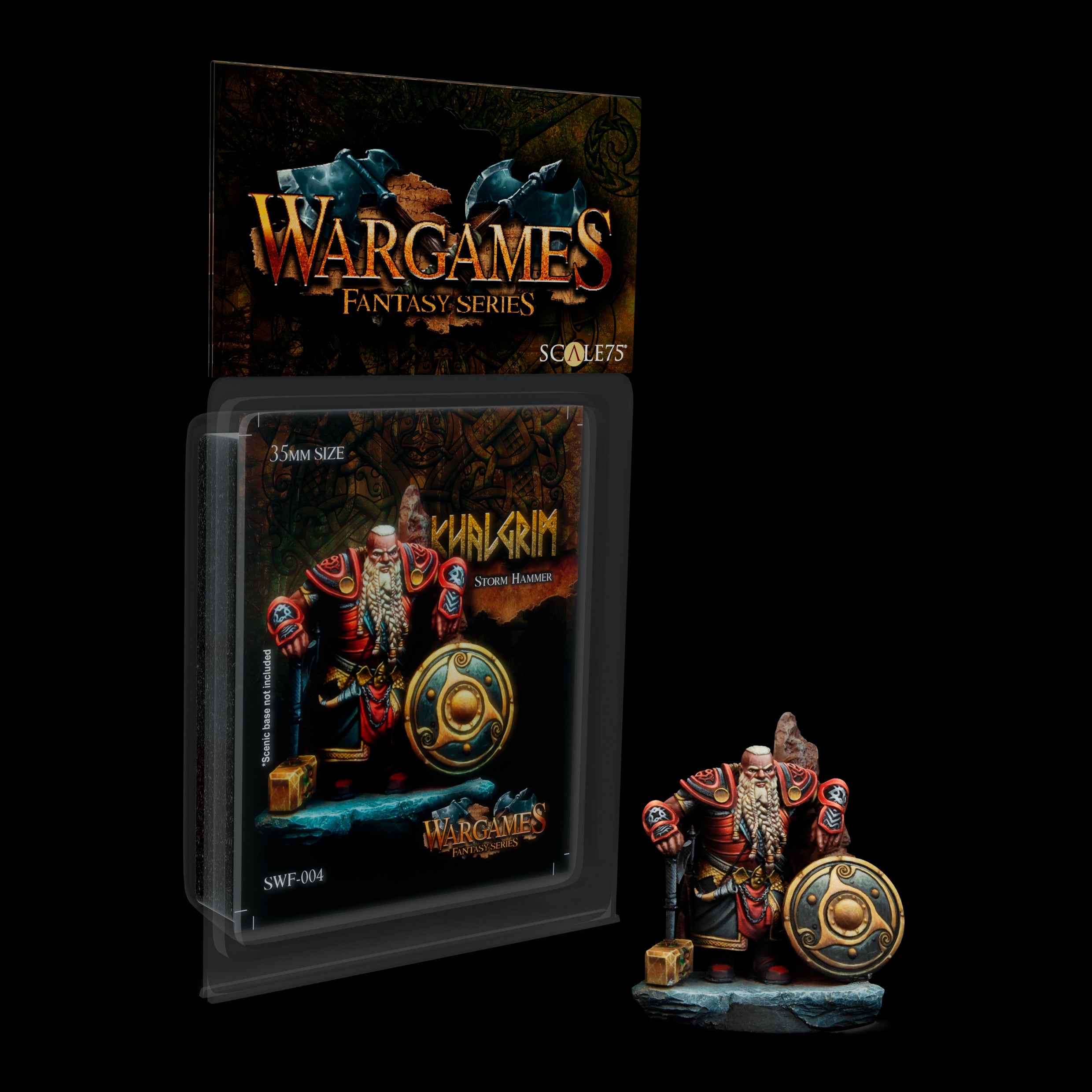 Scale 75 Figures Fantasy Wargames Kalgrin Storm Hammer 35mm