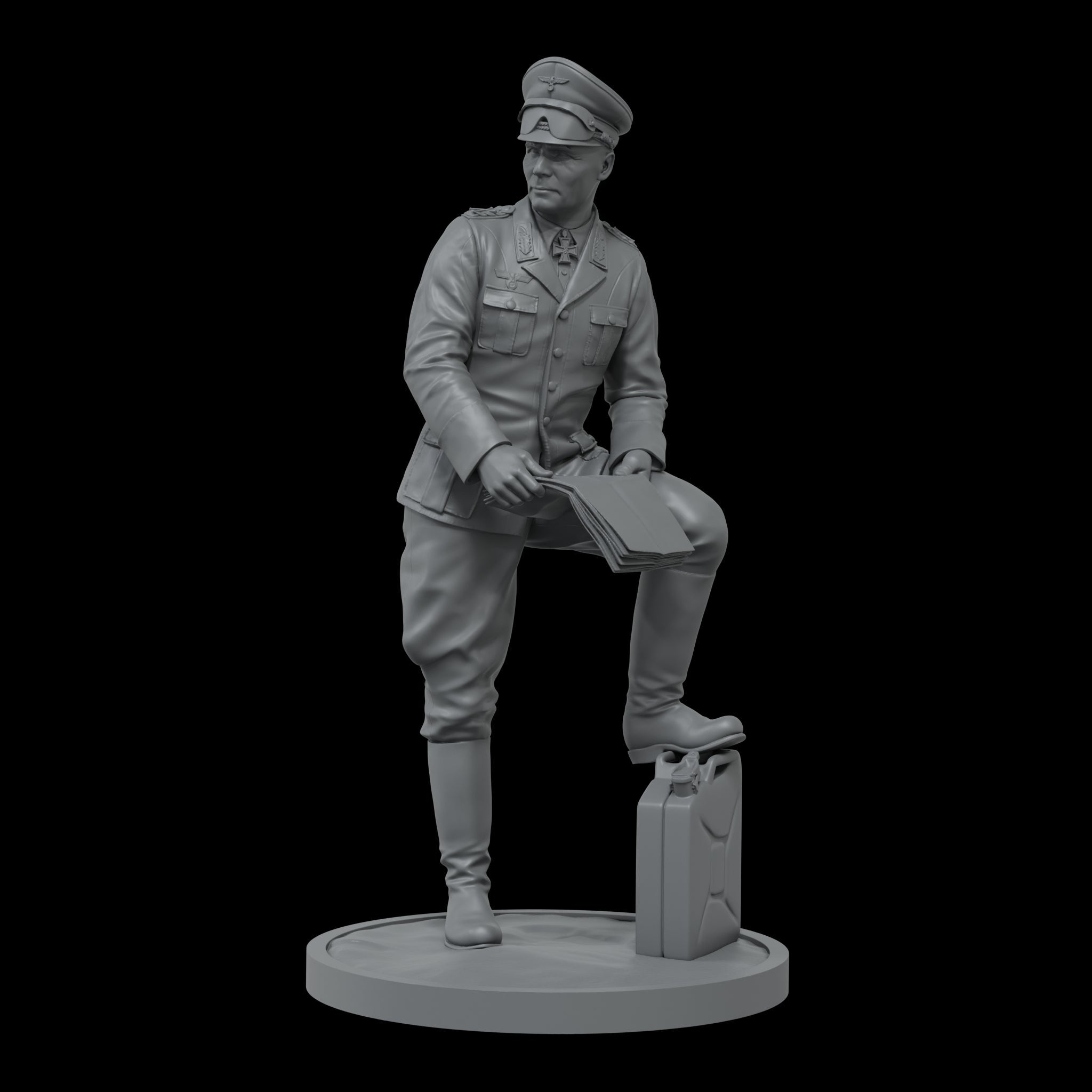 Scale 75 Figures World At War Rommel Lybia 1941 75mm (2)