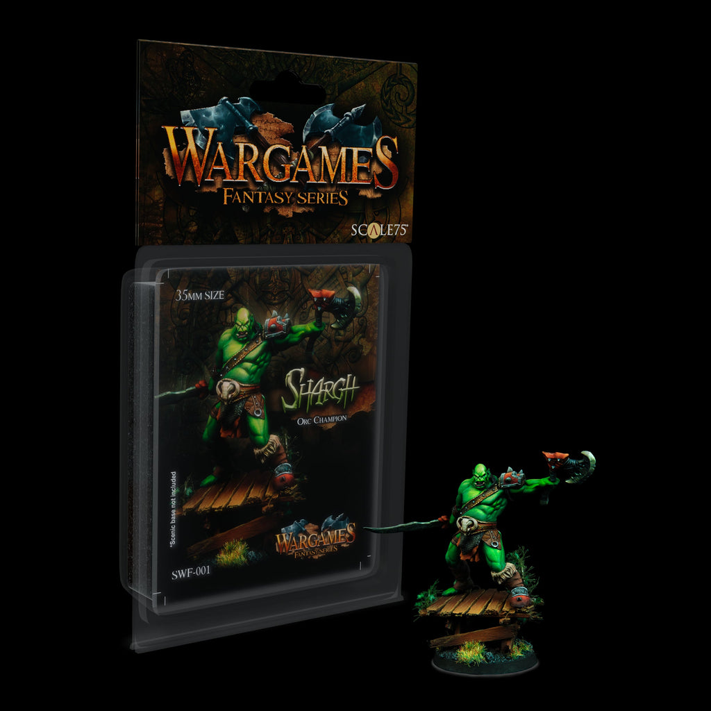 Scale 75 Figures Fantasy Wargames Shargh Orc Champion 35mm