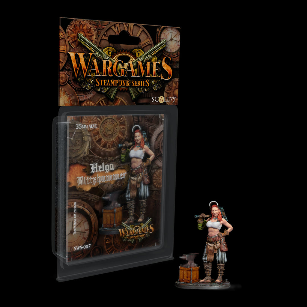 Scale 75 Figures Steampunk Wargames Helga Blitzhammer 35mm