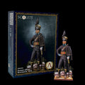 Scale 75 Figures Napoleonic Hussar Officer Brunswick 1815 75mm