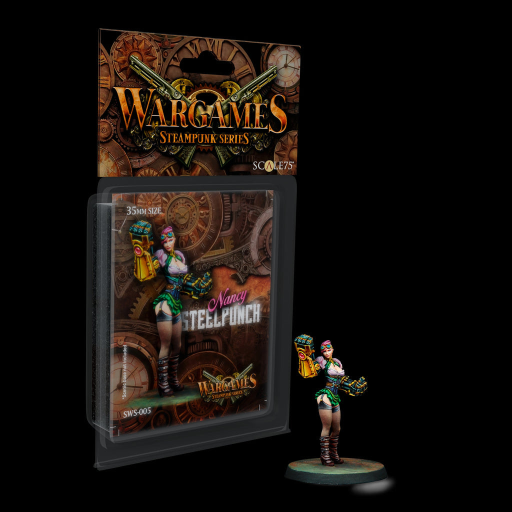 Scale 75 Figures Steampunk Wargames Nancy Steelpunch 35mm